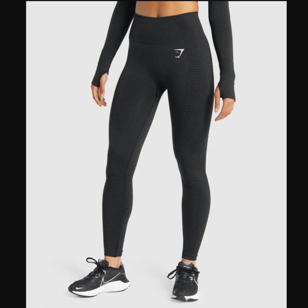 Gymshark Vital Seamless Leggings - Black Marl